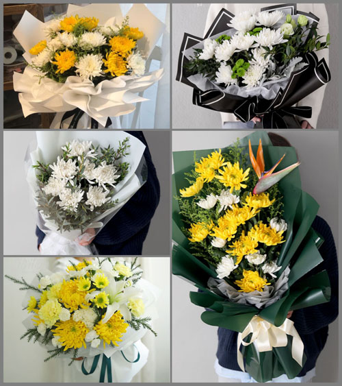 安徽阜阳市临泉县韦寨镇仁和村白事花束代送